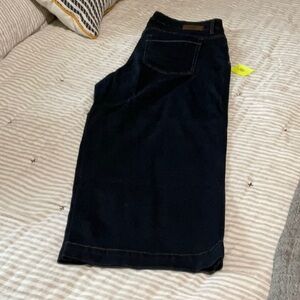 JAG High Rise Wide Leg Crop Stretch Jeans 16